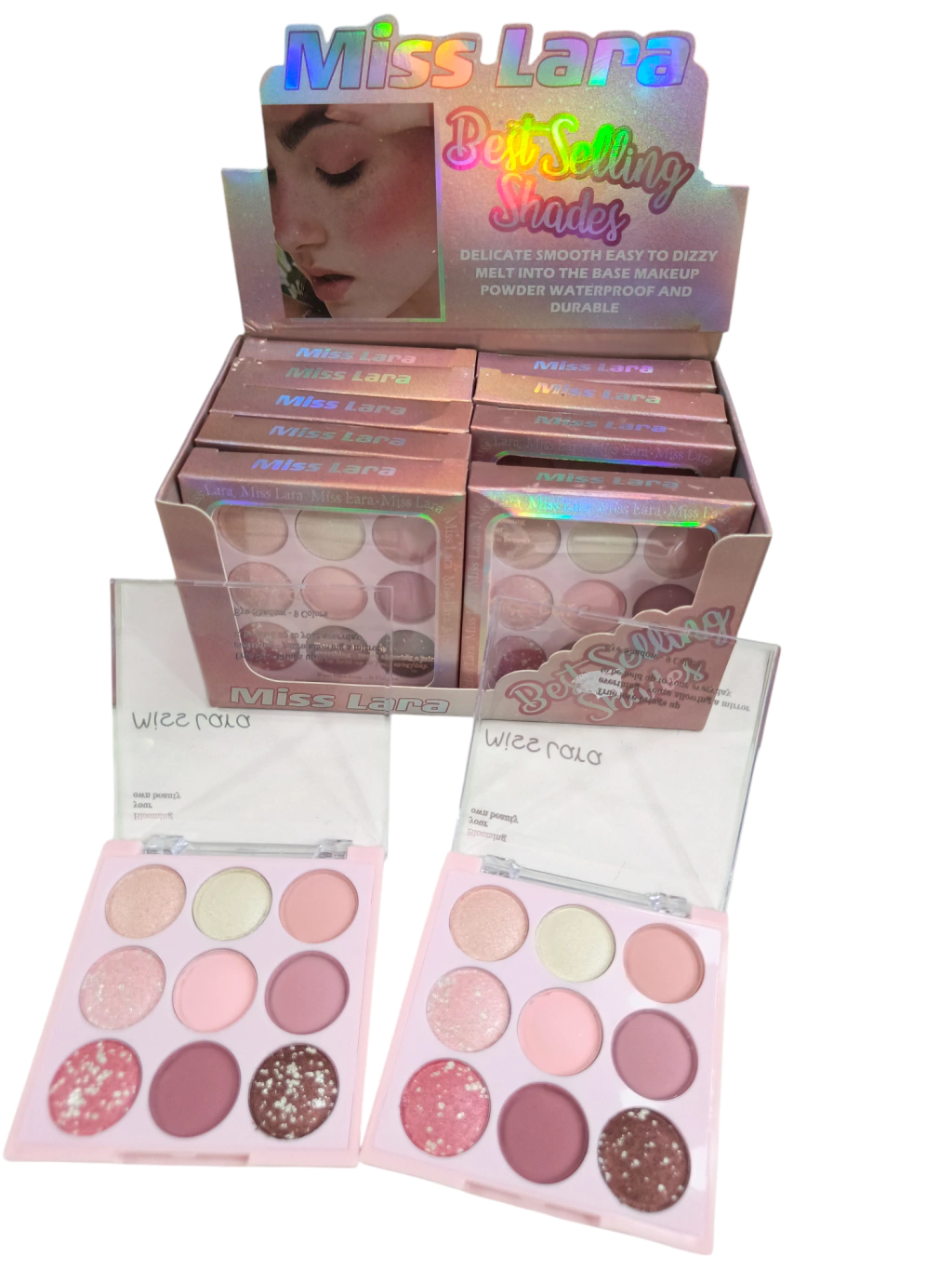 Sombra de ojos 9 colores Miss Lara Best Selling Shades